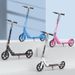 Scooter Youth Large Wheel Two-Wheel Foldable City Adult Hand Brake Commuter_desvips.com