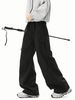 American-style Functional Sports Cargo For Men, Autumn Trendy Brand Paratrooper Workwear Pants, Stylish Loose Straight_desvips.com