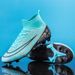 New High-Top For Students AG Long Competition Training Artificial Grass Broken Studs TF Soccer Shoes Large Size_desvips.com