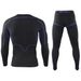 Outdoor Men's Training Thermal Export Body Shaping Knitted Underwear Sports Set Physical Fitness Suit No.2_desvips.com
