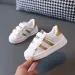 Children's Kids Fashion Design White Non-slip Casual Shoes For Boys Girls Hook Breathable Sneakers Toddler Outdoor Shoe_desvips.com