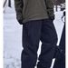 Women's And Men's Fleece-lined Pan, Windproof, Outdoor, Simple, Tapered, Loose-fitting, Waterproof, Cold-proof Ski_desvips.com