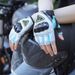 Men's Summer Half-Finger Breathable Motorcycle Riding Gloves, Wear-Resistant, Non-Slip, And Crash-Proof Palm Protect_desvips.com