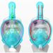 Children's collapsible diving mask Full dry children's swimming goggles breathing tube all-in-one snorkeling mask_desvips.com