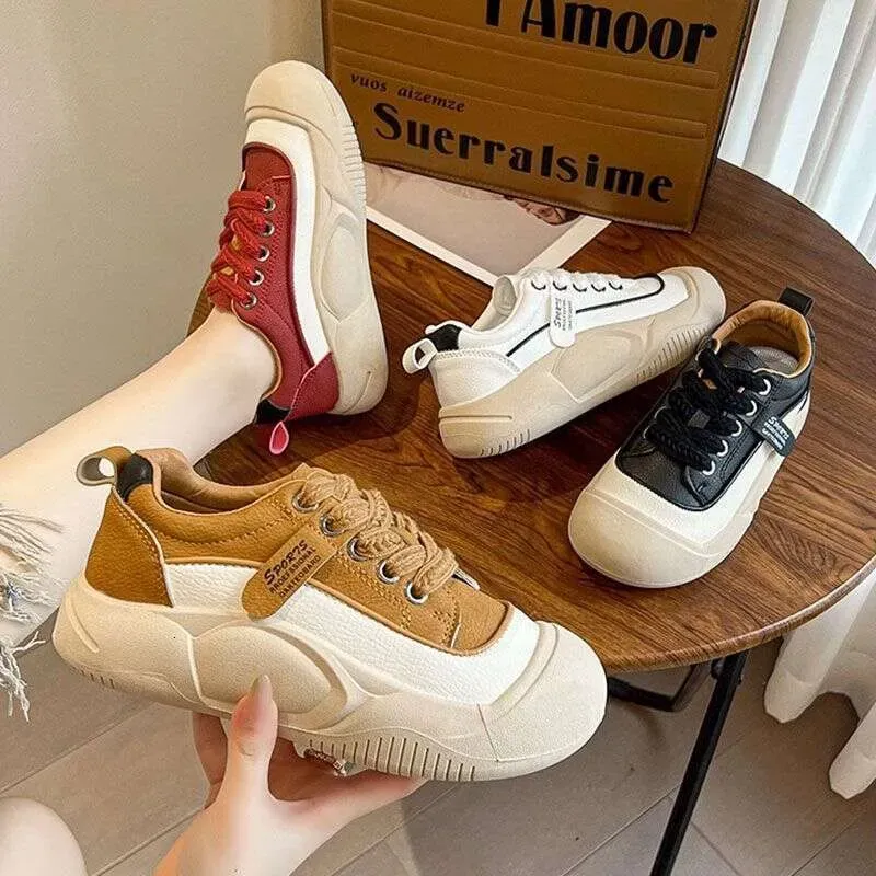 2024s Women's Casual Shoes New Design Thick Soft Sole Comfortable Versatile Fashion Free Shipping_desvips.com
