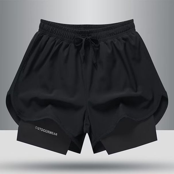 Men's Clothing Fitness Sports Shorts Running Pants Lined Training Anti Exposure Three Point Basketball Casual Shorts_desvips.com