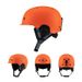 New ski helmet with small brim warm comfortable breathable snow helmet single and double board sports ski site safety helmet_desvips.com