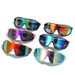 New Outdoor Cycling Sunglasses Bicycle Windproof Sunglasses Colorful Lens Sunshade Sports Sunglasses_desvips.com