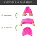 Adult Children's Swimming Cap Silicone Waterproof Men's And Women's Water Drop Cap Flat Cap Printed Long Hair Ear Protection Large Swimming Cap_desvips.com