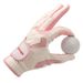 New Women's Golf Gloves, Thin, Breathable, Made Of Fine Fiber Fabric With Pink Particles_desvips.com