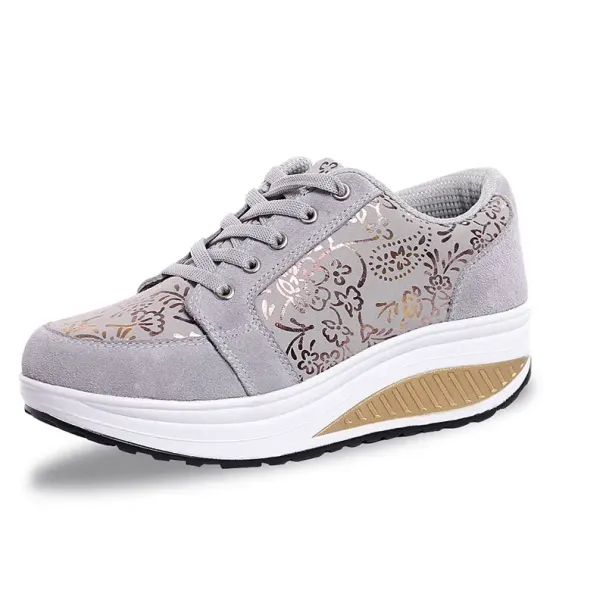 Slimming Toning For Women Wedge Platform Fitness Walking Jogging Sneaker 4.5 Cm Thick Sole Girl Swing Shoes Big Size_desvips.com