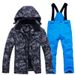 NOKO-New Styles Of Children's Ski Suit Sets For Girls, Middle And Large Children, Thickened Outerwear And Winter Warm Clothing_desvips.com