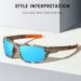 Unisex Cycling Sports Polarized Square Frame Camouflage Tactical Glasses Outdoor Fishing Trendy Sunglasses_desvips.com
