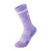 Sport'sHouse Women's Mid-Calf Thin Breathable Running Anti-Odor Towel Bottom Sports Socks_desvips.com