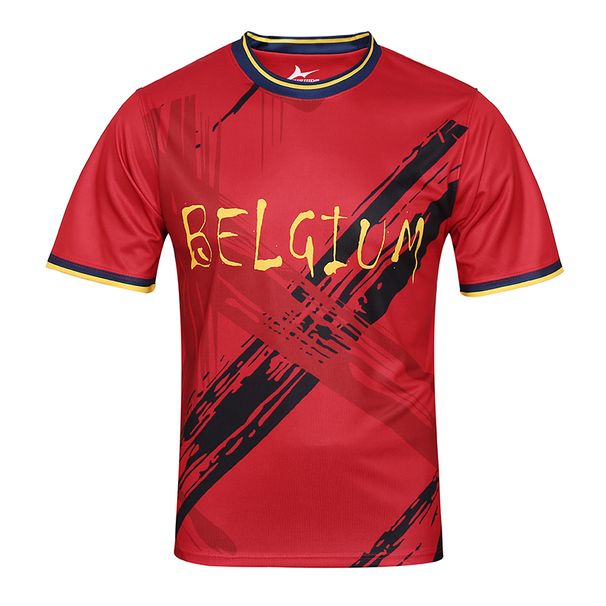 Belgium Jerseys Quick Dry Football Tracksuit Uniform Training Shirt For Men Soccer Wear_desvips.com