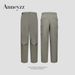 001 High-Quality Men's Stylish Outdoor Sports Essential Lightweight Deconstructed Trendy Versatile Straight-Leg Casual Pants_desvips.com