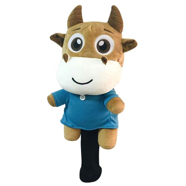 New Golf Club Cap Cover, No. 1 Wooden Club Cover Cartoon Bulldog Tee Wood Protective Cover Fits 460CC_desvips.com