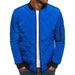 Winter New Men's Baseball Collar Mesh Pressed Lightweight Jacket Vintage Flight Casual Long Sleeve_desvips.com