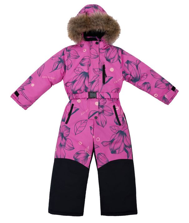 Cross-border Children's One-piece Windproof Waterproof Outdoor Ski Suit For Girls, Cotton Jacket, Warm And Durable_desvips.com