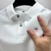 Short Sleeve T-Shirt Men's Turn-Down Collar Printed Polo Shirt Business Summer Top_desvips.com