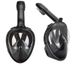 New silicone full dry anti-fog breathing tube adult full face big frame snorkeling mask diving goggles_desvips.com