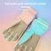 Children's Ski Gloves Snow Play Waterproof Riding Fleece Lined Thickened Warm Non-Slip Five-Finger Cat Winter Girls_desvips.com