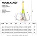 Large Sea Fishing Thickened Crooked Mouth Maruyo Single Bulk Iron Plate Fish Hook_desvips.com