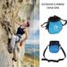 Rock Waist-mounted Rock Climbing Pouch, Hand-drying Bag, Single Bar Fitness Gymnastics Anti-slip Chalk Storage Bag_desvips.com