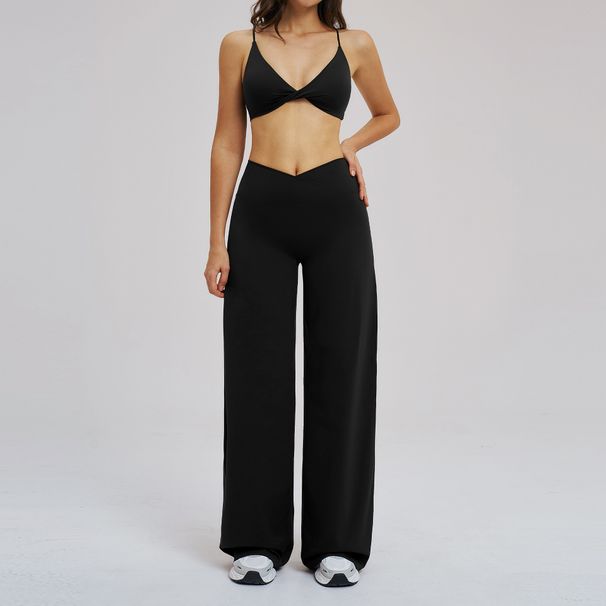 2PCS Suit Women' Trackuit Yoga Set Gym Wear Sexy Sport Bra Flared Legging Set Fitne Outfit Female Workout_desvips.com