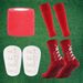 Professional Football Socks With Built-in Shin Guards - Breathable PU Material, Anti-Slip Design For Soccer, Basketball & Volleyball_desvips.com