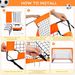 Kids Pop-Up Soccer Goal - Portable Foldable Football Net With Carry Bag For Indoor/Outdoor Training_desvips.com