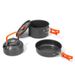 Outdoor Portable 2-3 Person Camping Picnic Teapot Combination With Tableware DS-308 Cookware Set_desvips.com