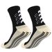 Men's And Women's Mid Calf Trampoline Socks With Terry Cloth Soles Adult Non-Slip Sports Socks With Adhesive Dots Thick_desvips.com