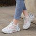 NIOHE Height Increasing Chunky Women Platform Shoes New Fashion Breathable Mesh Sport Women's Sneaker Casual Sneakers_desvips.com