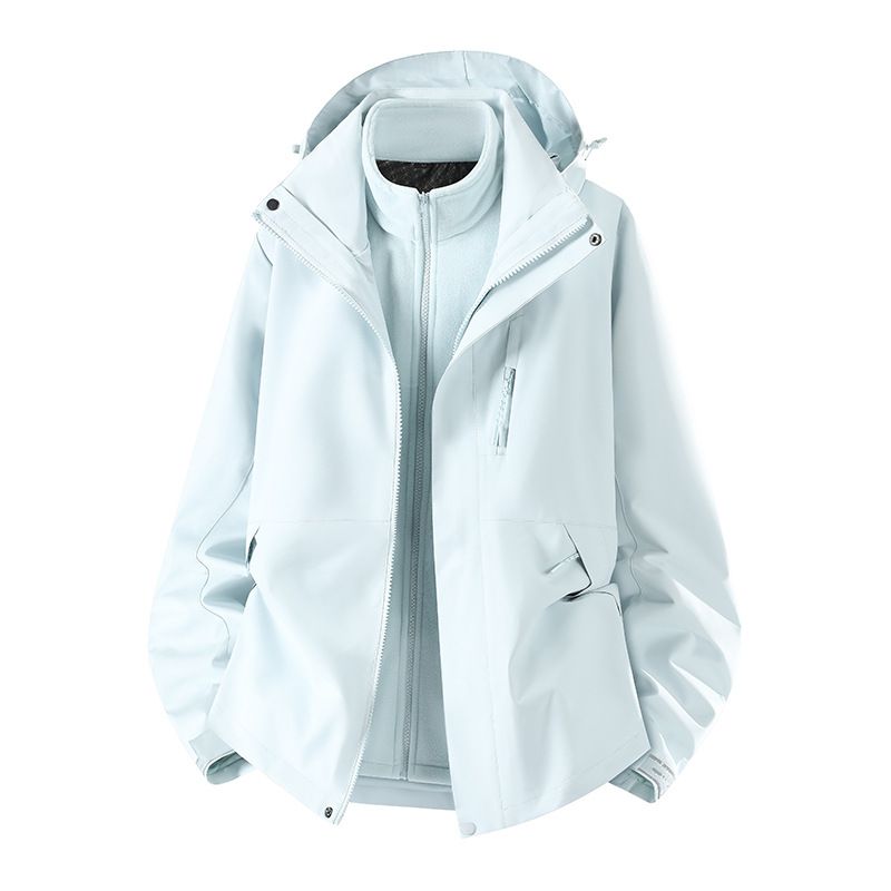 New Style Autumn Winter Comfortable Warm Three-in-One 0.05kg Piece Set Outdoor Sports Windproof Waterproof Jacket_desvips.com