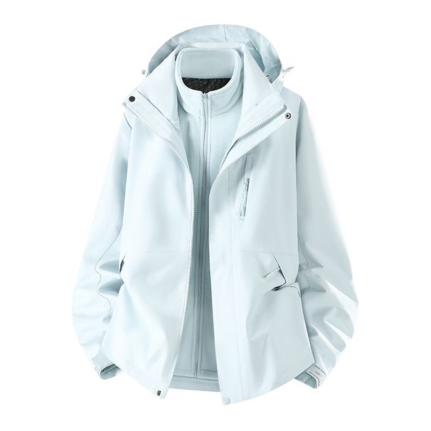 New Style Autumn Winter Comfortable Warm Three-in-One 0.05kg Piece Set Outdoor Sports Windproof Waterproof Jacket_desvips.com