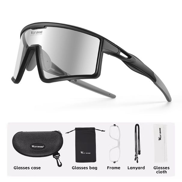 Cycling Glasses UV400 Protection Bike Sunglasses Photochromic Lens Eyewear Goggles MTB Road Bicycle Glasses_desvips.com