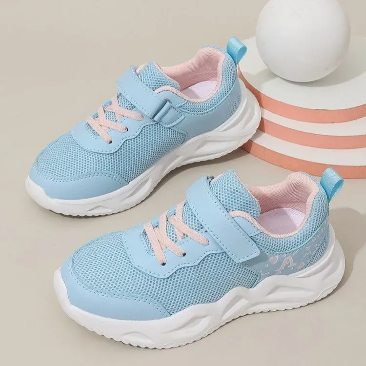 New Fashion Classic Girls Running Pink Kids Sneakers for Toddler Breathable Mesh Tennis Children School Sport Shoes 26 -_desvips.com
