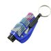 Survival Rhinestone Encrusted Safety Hammer 2-in-1 Mini Window Breaker Car Escape Kit Creative Keychain Outdoor Camping Hiking_desvips.com