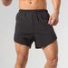 Men's Clothing Fitness Pants Summer Men's Sports Shorts Quick Drying Breathable Double Layer Running Fitness Woven Training Pants_desvips.com