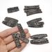 30 Pcs Pouch Non-slip Pocket Rubber Band PU Leather Outdoor Slingshot Shooting Accessories_desvips.com