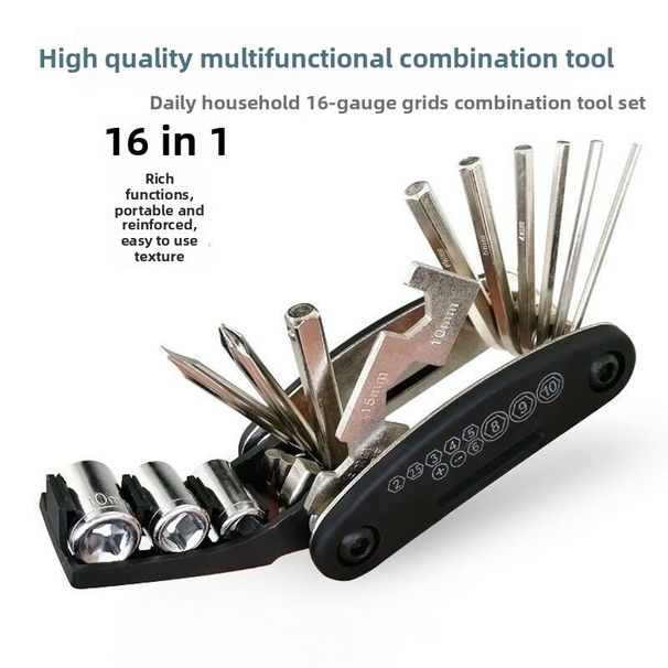 Bicycle Multifunctional Portable Repair Tool Set Mountain Bike Wrench Cycling Equipment Accessories Hex Key_desvips.com