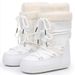 Lamb Wool High Tube Suede Space Boots Women's Ski Boots Warm_desvips.com