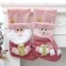 001 Qiaoding Cross-Border New Holiday Sequin Plush Decoration Christmas Stocking Children's Candy Bag Hanging Ornament_desvips.com