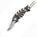 Original Shihao Fish M390 Steel Titanium Handle Outdoor Mini Lockless Necklace Small Folding Knife EDC Pocket Tool_desvips.com