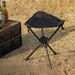 New Chair, Rotatin Trianular Stool, Portable Outdoor Foldin Chair For Hikin, Cyclin, Motorcycle Tourin, And_desvips.com