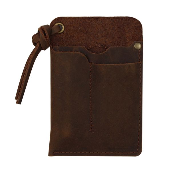 Genuine Leather EDC Organizer Sheath Handmade Tactical Tool Pouch Holster With Belt Clip Storage Bag_desvips.com