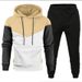 New Hot-Selling Men's Sweatshirt Youth Fashion Casual Sports Patchwork Color-Block Slim Fit Jacket_desvips.com