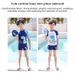 Children's Swimsuit Boys Two-Piece Summer Cartoon Dinosaur Swim Trunks Set Beach Hot Spring Short Sleeve Swimwear_desvips.com