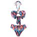 New Printed Three-piece Swimsuit Women Fashion Sexy Bikini Swimsuit_desvips.com